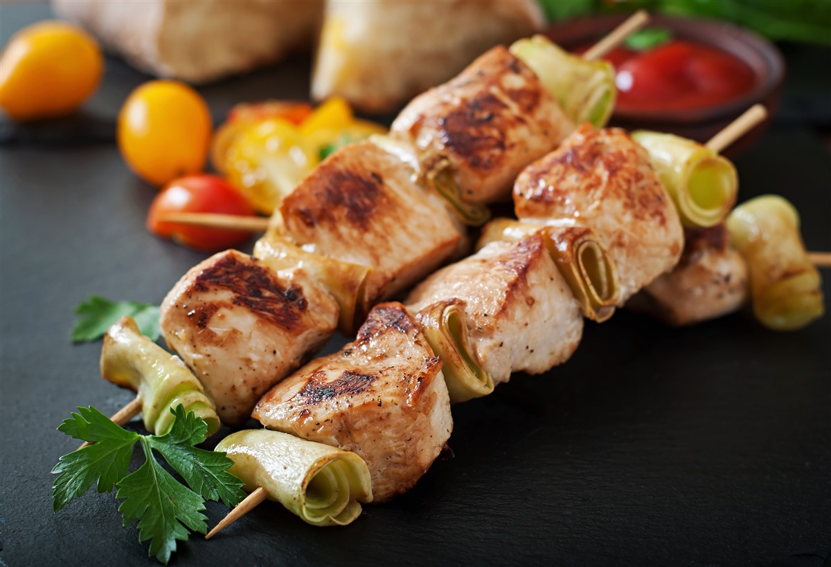 brochette de poulet