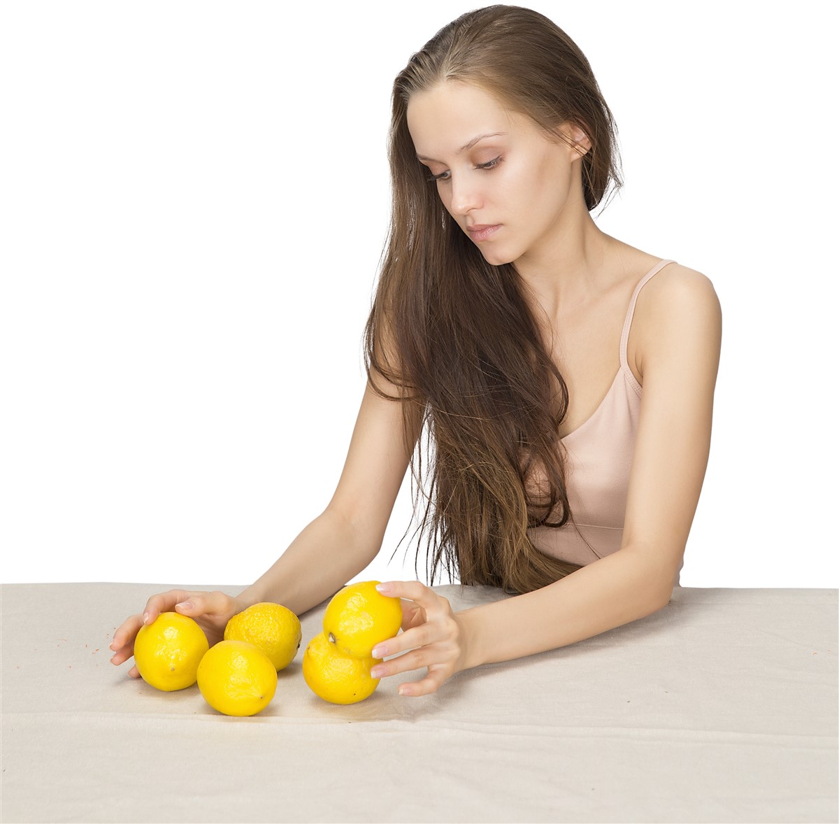 Éclaircir les cheveux avec le citron