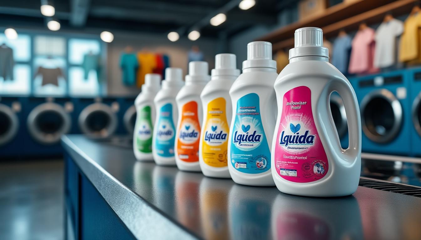 comparatif 2025 des marques de lessives liquides professionnelles pour blanchisserie: efficacité, prix, compatibilité, environnement et conseils pratiques.