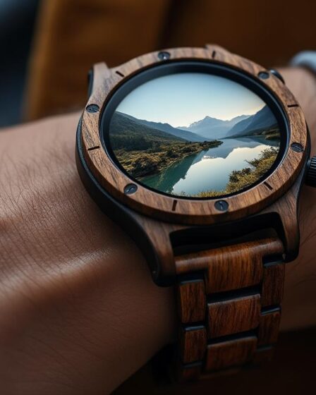 optez pour une montre en bois personnalisable avec photo, alliant élégance, éthique et durabilité. offrez un cadeau unique et respectueux de l’environnement, gravé à votre image.