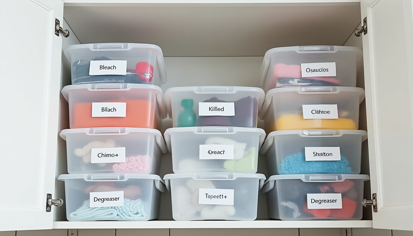 découvrez nos conseils pratiques pour organiser efficacement les produits d’entretien dans un placard haut et optimiser votre espace tout en garantissant sécurité et accessibilité.