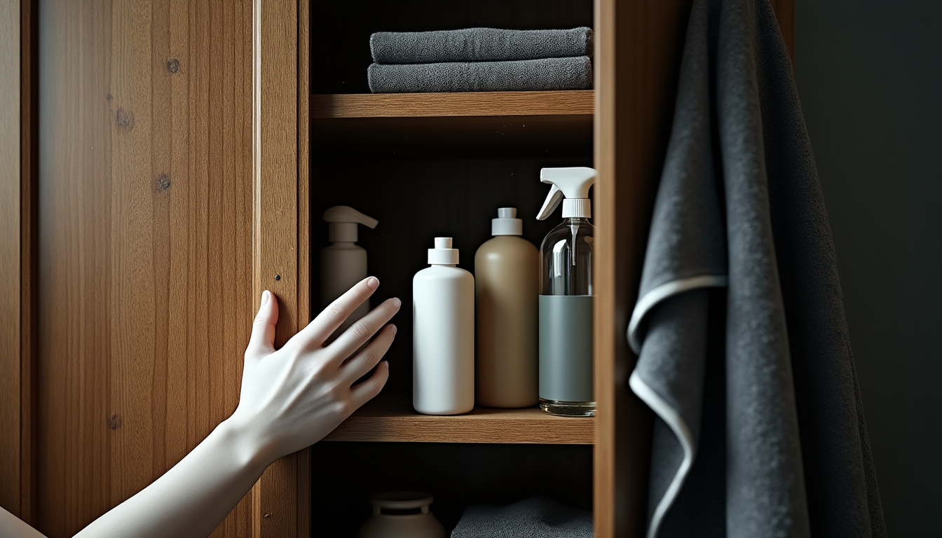 découvrez des astuces pratiques pour organiser efficacement les produits d’entretien dans un placard haut, optimiser l’espace et sécuriser le rangement au quotidien.