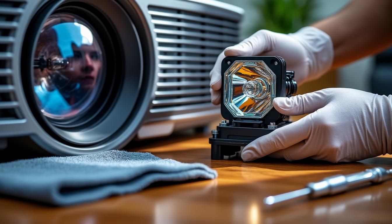 découvrez nos conseils pratiques pour prolonger la durée de vie de votre lampe de vidéoprojecteur de rechange et optimiser vos projections.