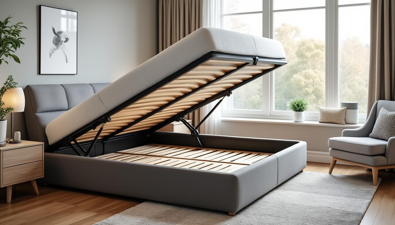 découvrez le lit coffre avec rangement, une solution pratique et astucieuse pour optimiser l'espace dans les petites surfaces tout en offrant un confort optimal.