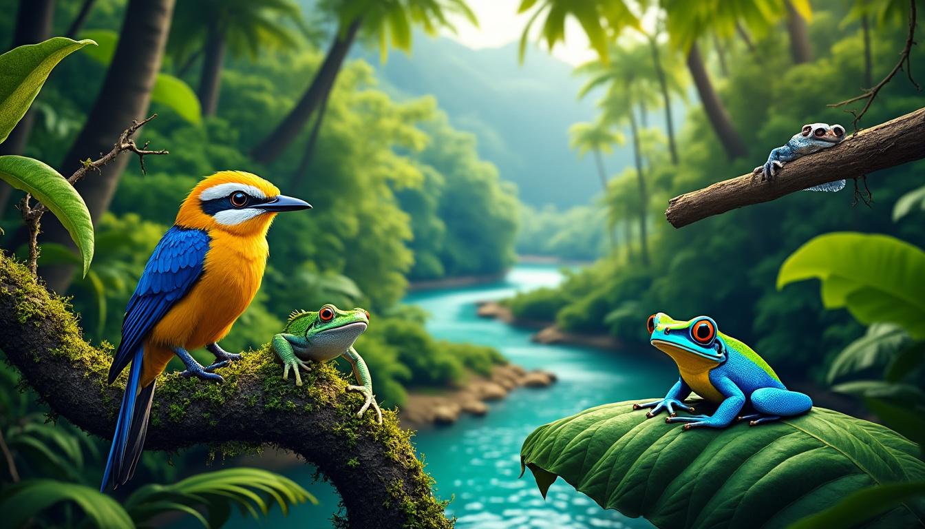 découvrez la guyane à travers un voyage unique au cœur de sa faune et flore endémiques, pour des rencontres naturelles inoubliables et une aventure authentique.