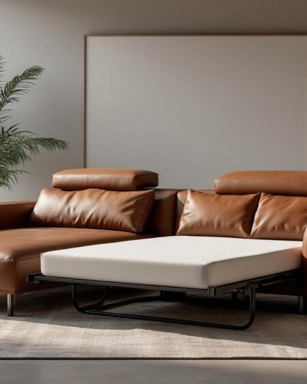 découvrez les tendances 2026 avec le canapé convertible en cuir vachette, alliant style, confort et élégance pour votre intérieur.