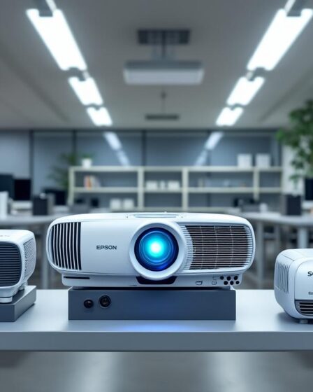 découvrez notre comparatif des meilleurs vidéoprojecteurs bureautique led du marché pour choisir l'appareil idéal alliant qualité d'image, performance et budget.