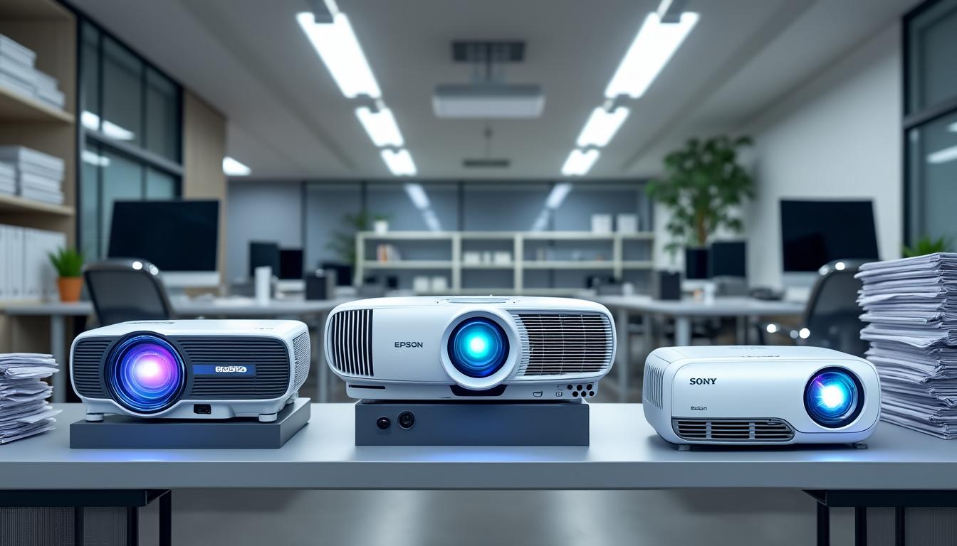 découvrez notre comparatif des meilleurs vidéoprojecteurs bureautique led du marché pour choisir l'appareil idéal alliant qualité d'image, performance et budget.