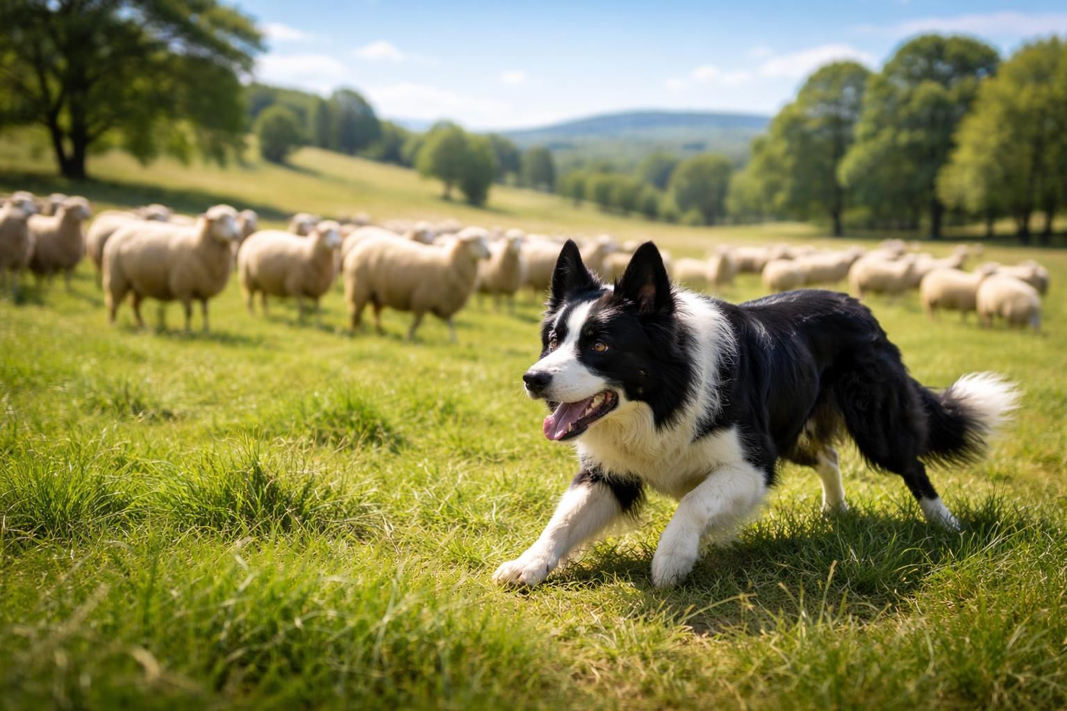 découvrez le chien de troupeau noir et blanc, un compagnon fidèle et efficace pour garder et protéger vos pâturages avec intelligence et énergie.