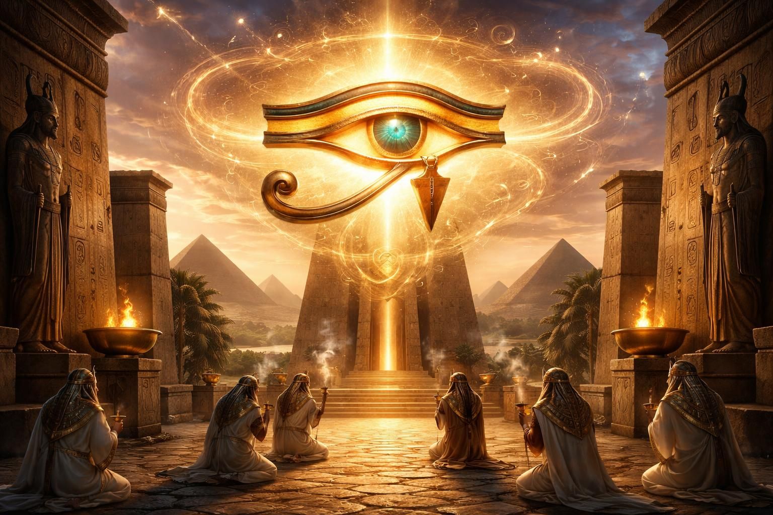 découvrez l'importance spirituelle de l'œil d'horus dans l'égypte ancienne, symbole de protection, de guérison et de pouvoir divin.