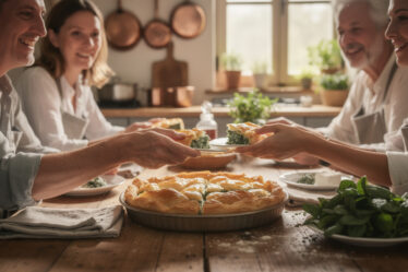 découvrez la recette de spanakopita de françois régis gaudry et partagez un moment convivial en famille ou entre amis autour de ce délice grec traditionnel.