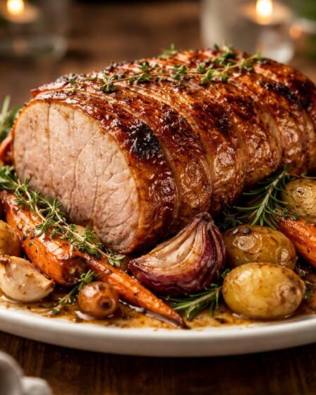 savourez un délicieux rôti de porc au four, parfait pour des repas en famille réussis. découvrez nos astuces et recettes pour un plat tendre et succulent.