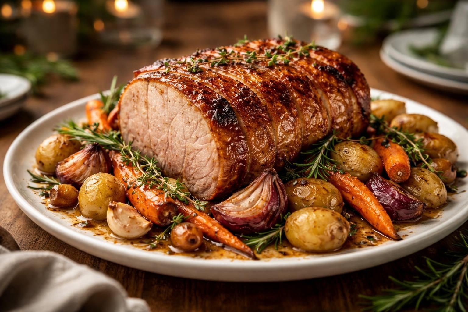 savourez un délicieux rôti de porc au four, parfait pour des repas en famille réussis. découvrez nos astuces et recettes pour un plat tendre et succulent.