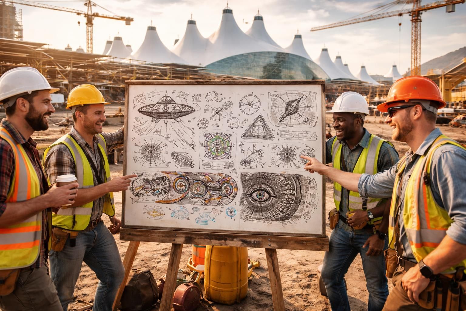 découvrez comment l'aéroport de denver a répondu de manière ludique aux théories du complot pendant ses travaux, entre humour et information.