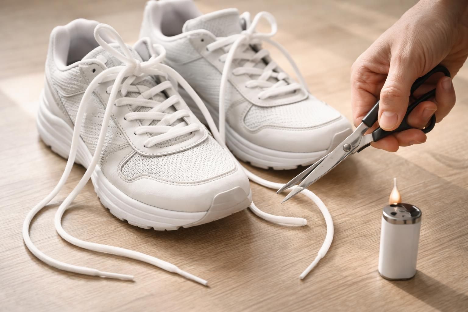 découvrez des méthodes simples et efficaces pour raccourcir des lacets de chaussures trop longs et éviter qu'ils ne gênent votre confort.