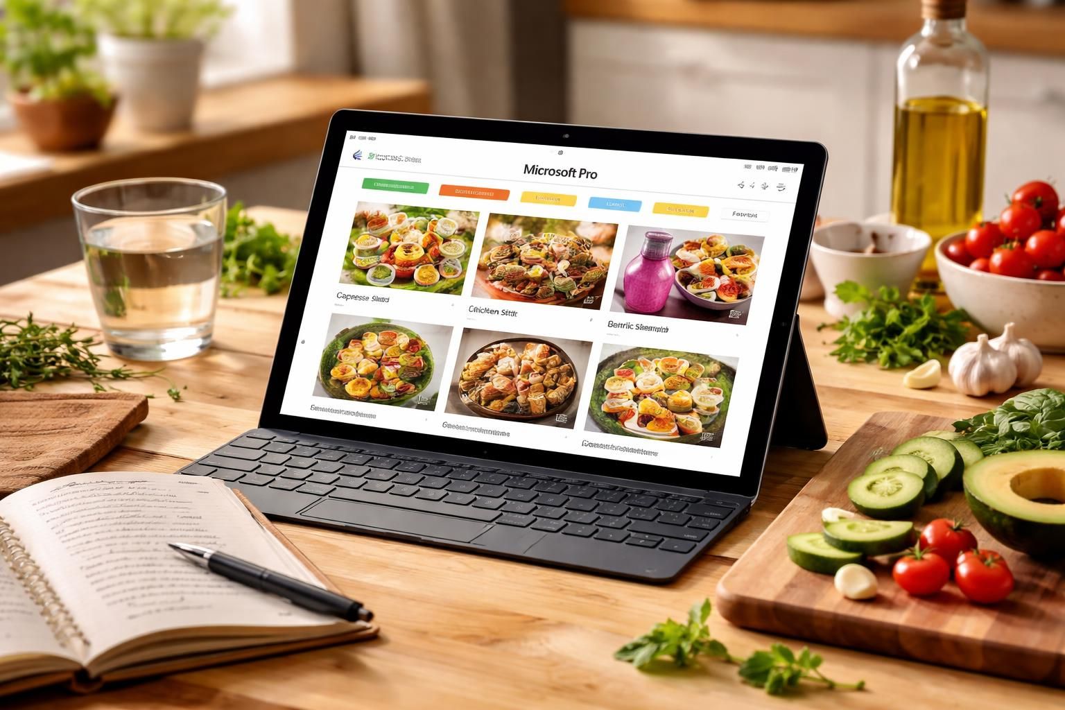 découvrez la microsoft surface pro, la tablette tactile polyvalente qui remplace votre classeur recettes en alliant performance et praticité dans une seule device élégante.